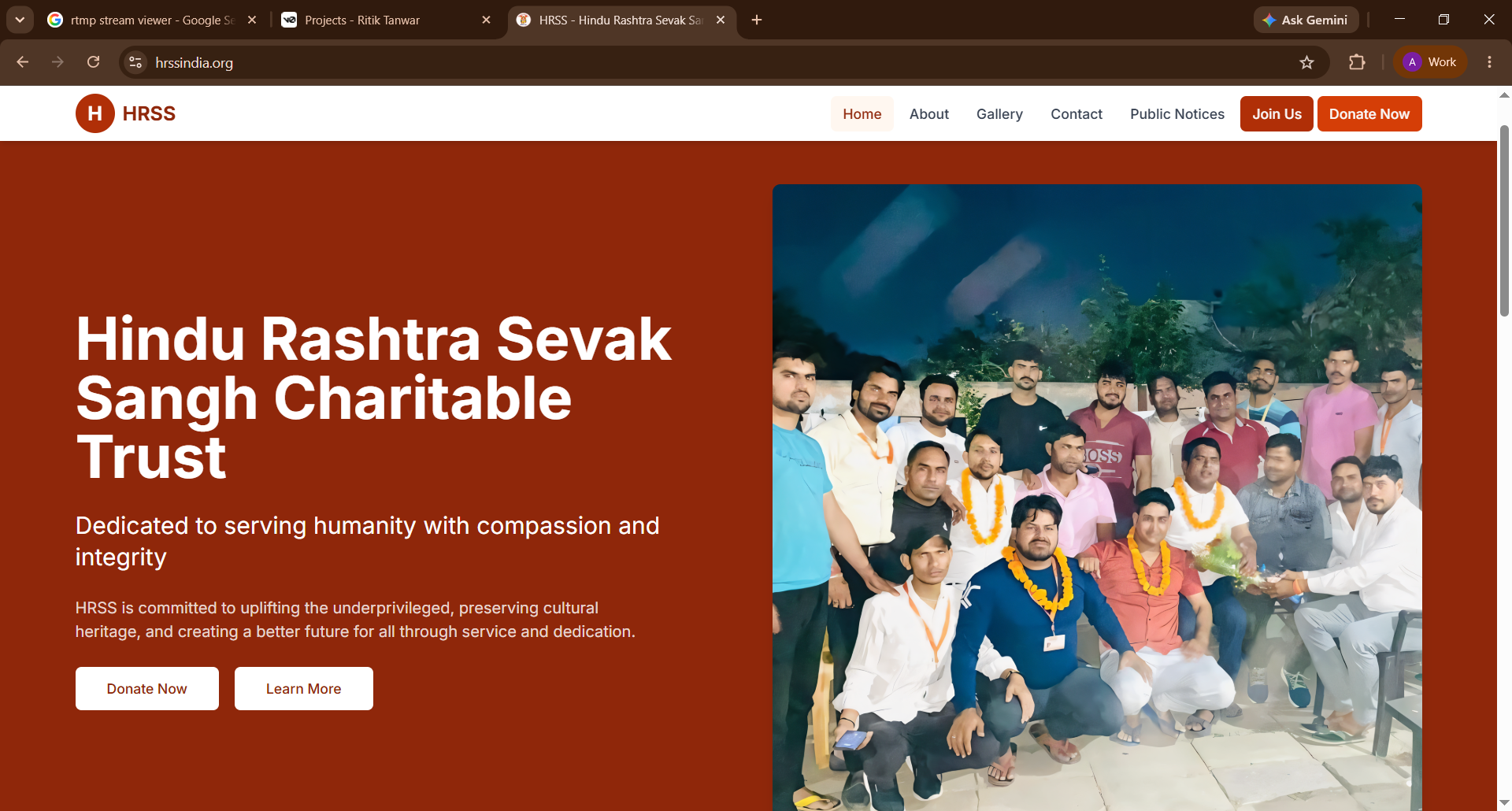 HRSS India – Trust Management Platform